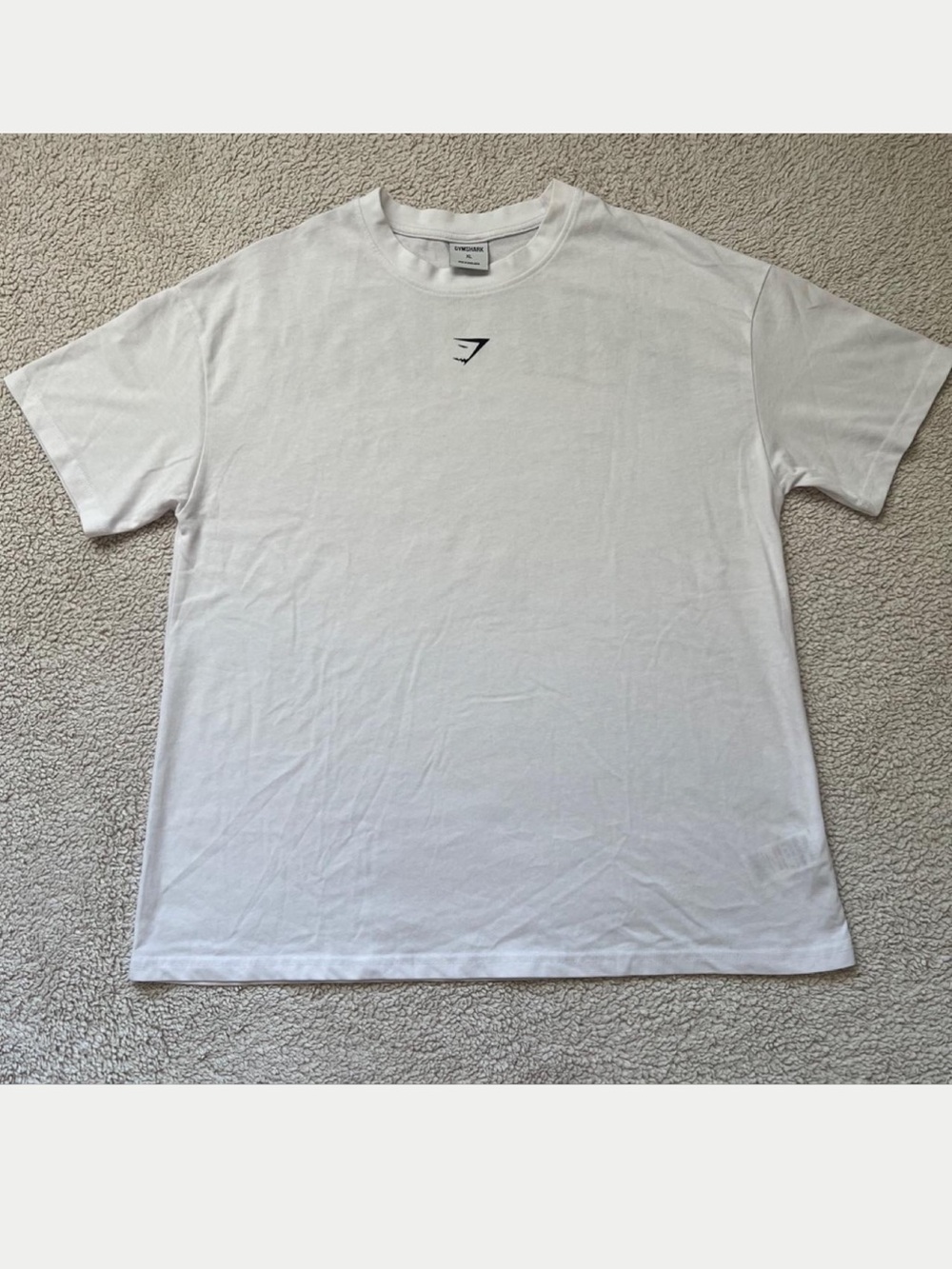 Gymshark White Minimalist Crew T-Shirt